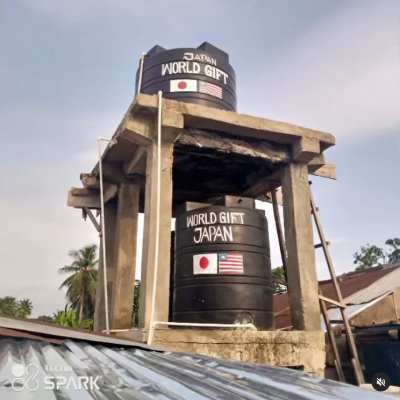 リベリアの村で、「安全な水支援」を開始